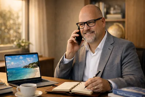 Travel advisor helping clients plan a custom vacation — Tony Talks Travel