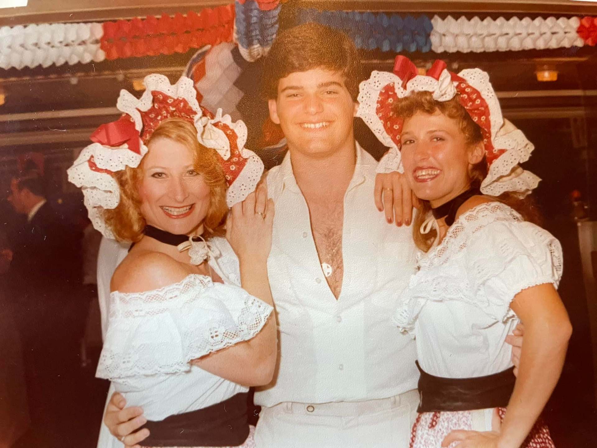 Young Tony at a cruise ship party