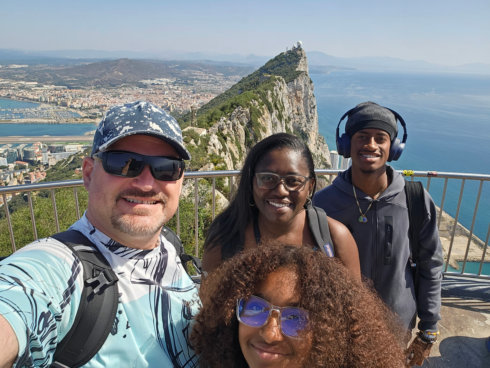 Family at the Rock of Gibraltar