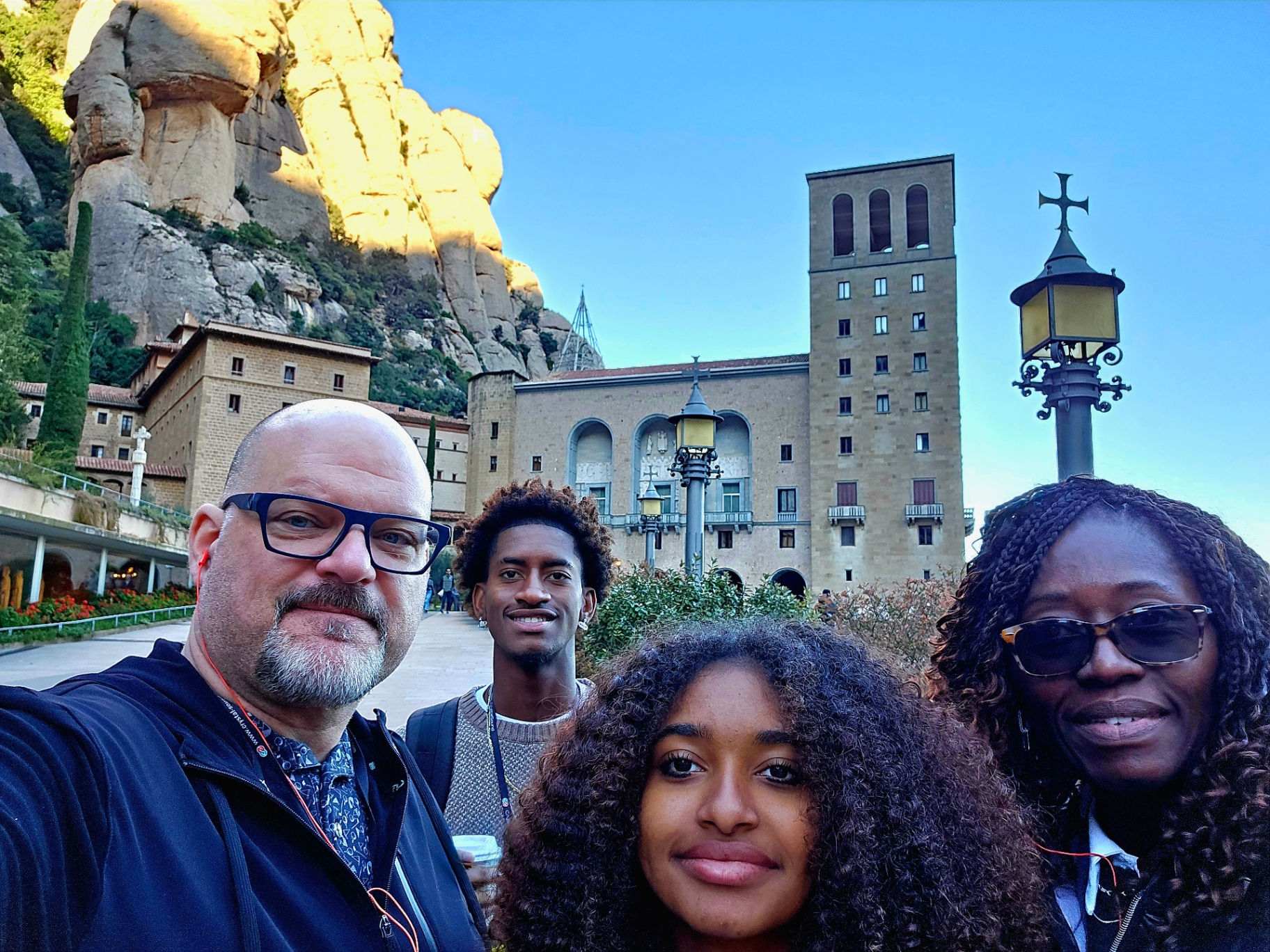 Family visit to Montserrat monastery