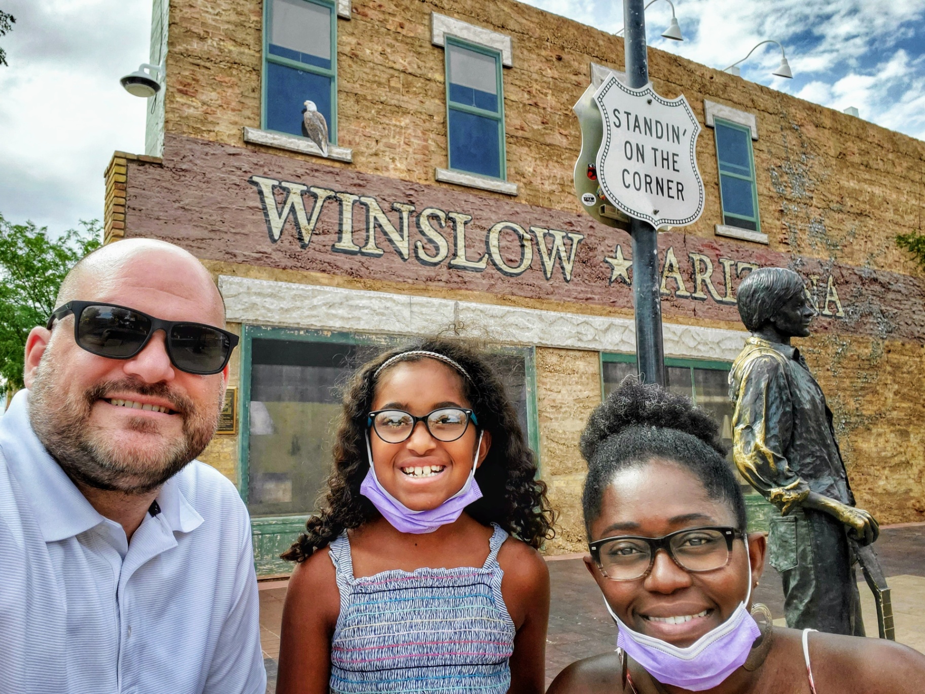 Standin' on the corner in Winslow Arizona
