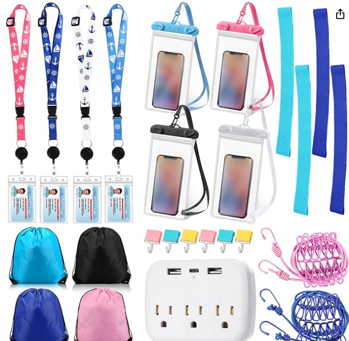 Cruise accessories kit — best cruise travel essentials for first-time cruisers