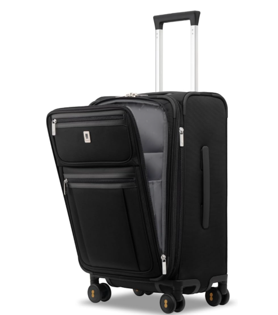 LEVEL8 softside expandable carry-on — best soft luggage for travel